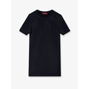 Gucci Women Short Wool Dress With Gg Crystals